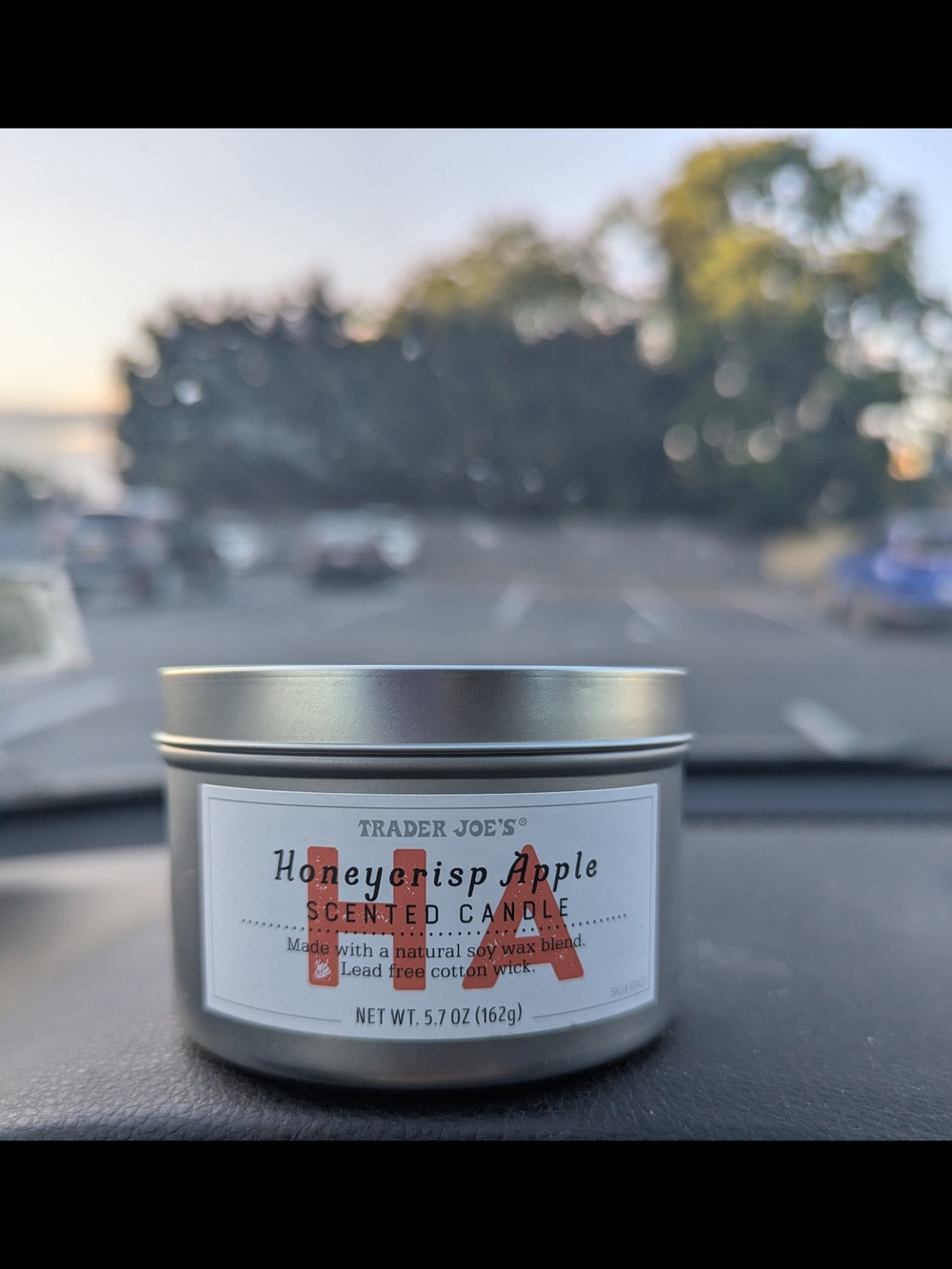 Trader Joe's Honeycrisp Apple Scented Candle